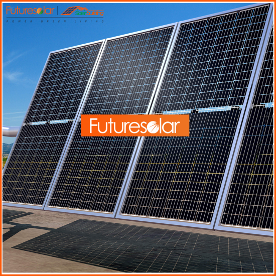 Futuresolar 500w Plus Big Panel double sided bifacial solar panels 525W-550W 