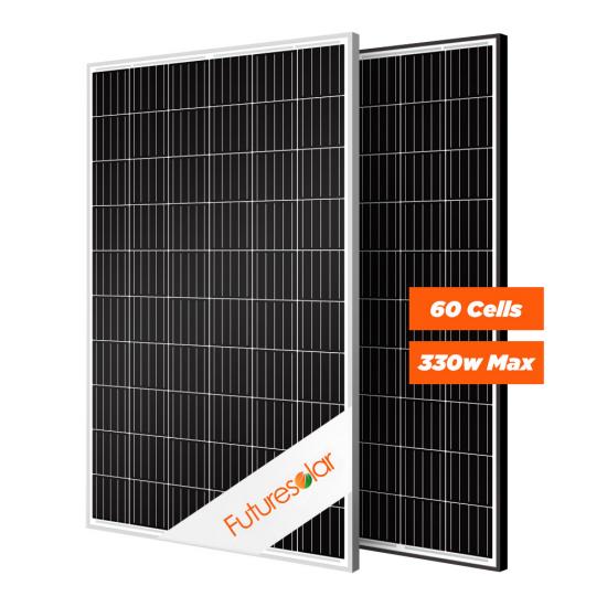 Futuresolar 60 cell 280w-325w black mono solar panels 