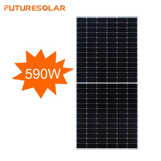 Futuresolar 156 Cells 570-590w Hafl-cell Monofical PERC Solar Panel 